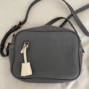 J.Crew Grey Signet Crossbody bag